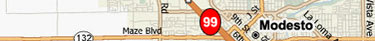 Modesto Transmission - Location map
